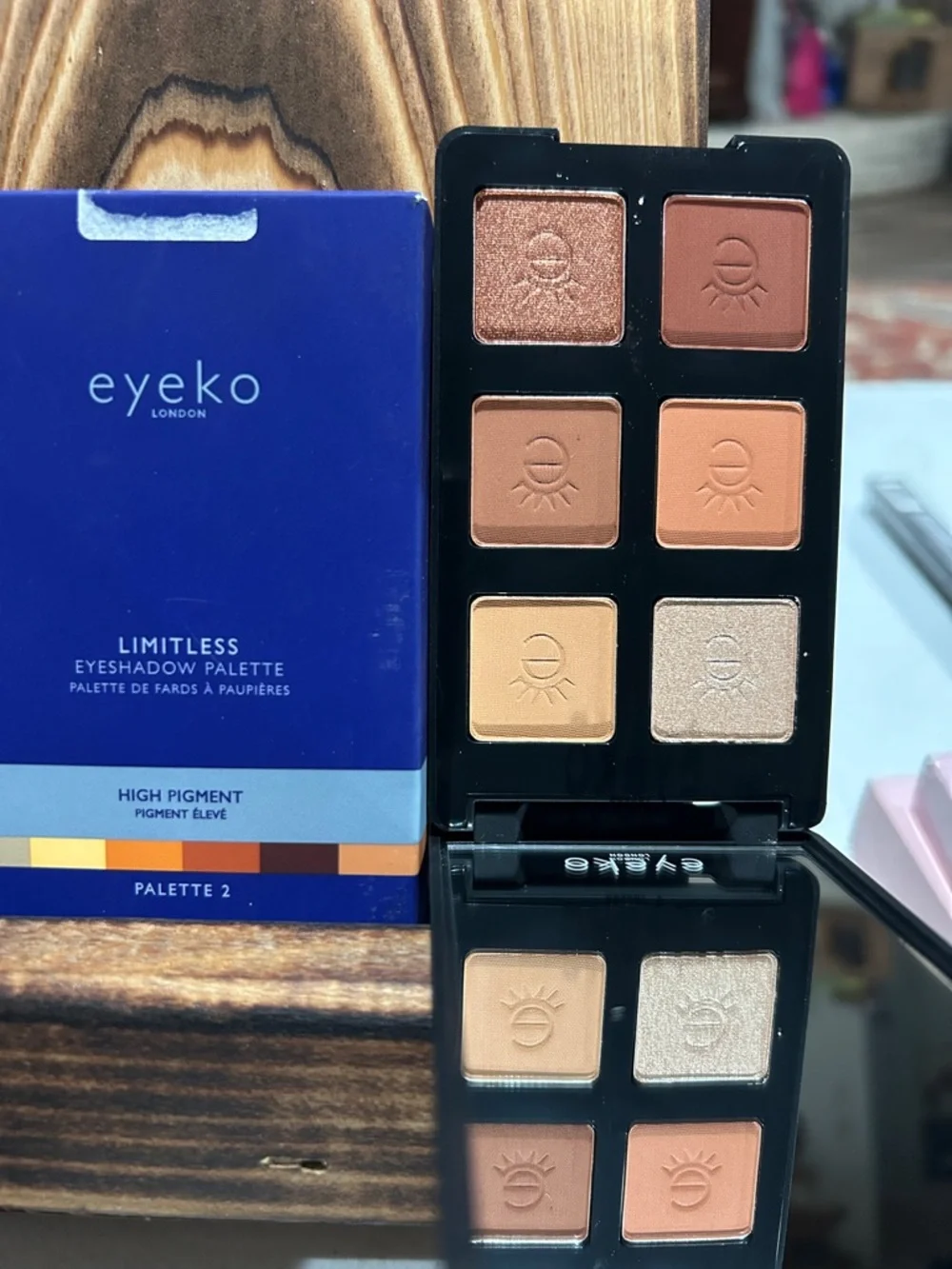 Eyeko Eyeshadow Duo Palette — Neutral, Green & Brown Tones
